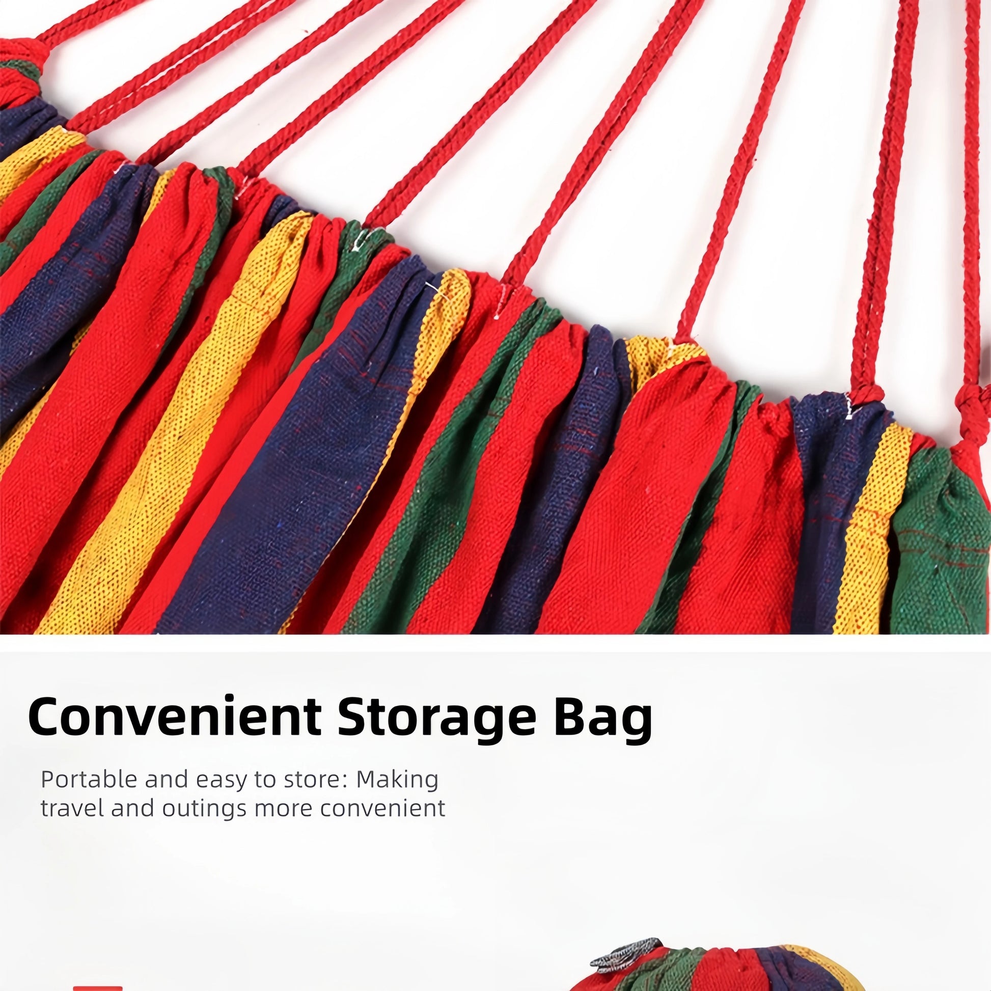 Experience Ultimate Comfort with Our Portable Adult Outdoor Swing Hammock - Thick Canvas Design for Relaxation Anywhere!