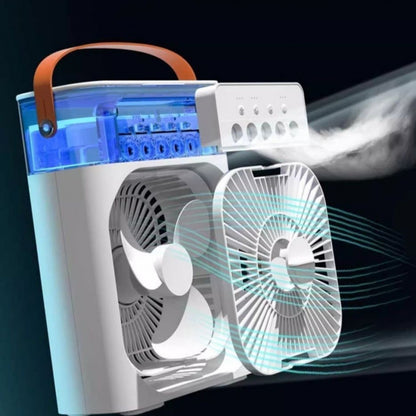 Five-hole spray fan humidifier