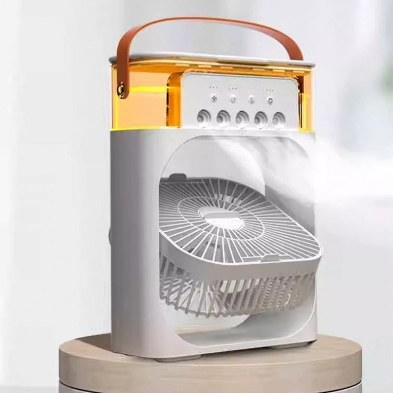 Five-hole spray fan humidifier